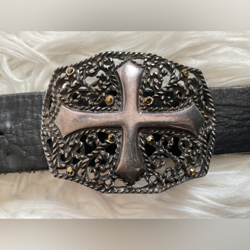 BRAVE BELTWORKS Vintage Cross Belt Sz S/M